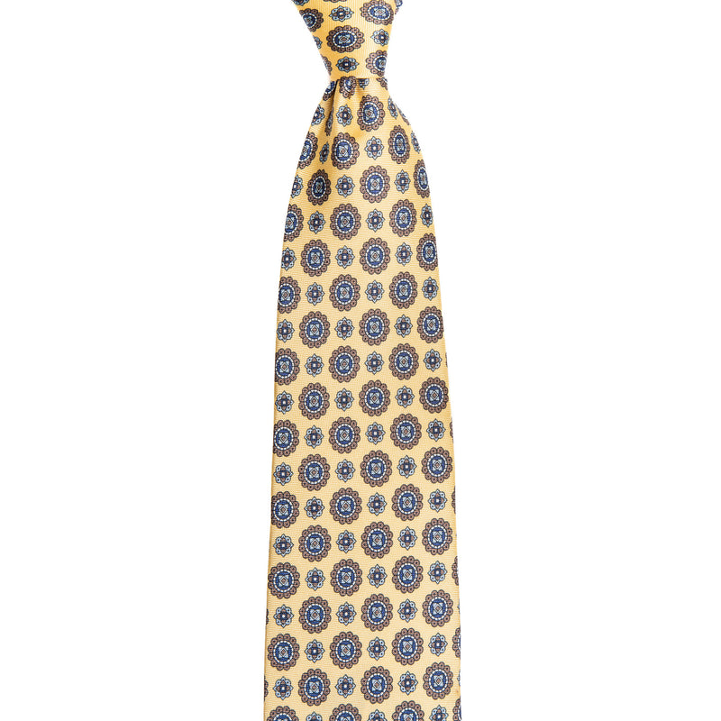 5 FOLD TIE UNLINED  - PURE SILK