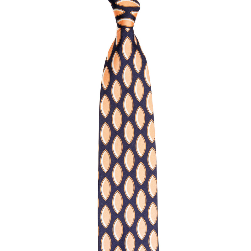 5 FOLD TIE UNLINED  - PURE SILK