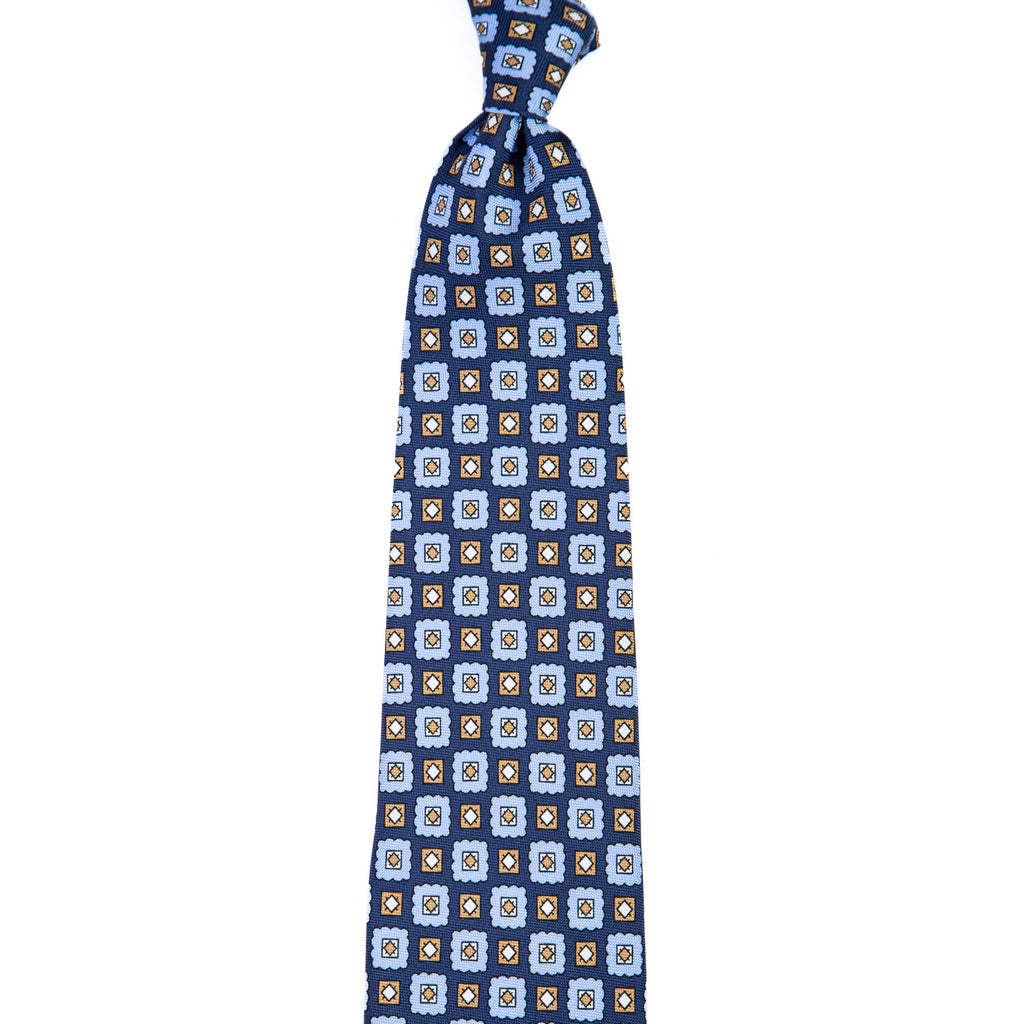 3 FOLD TIE UNLINED  - PURE SILK