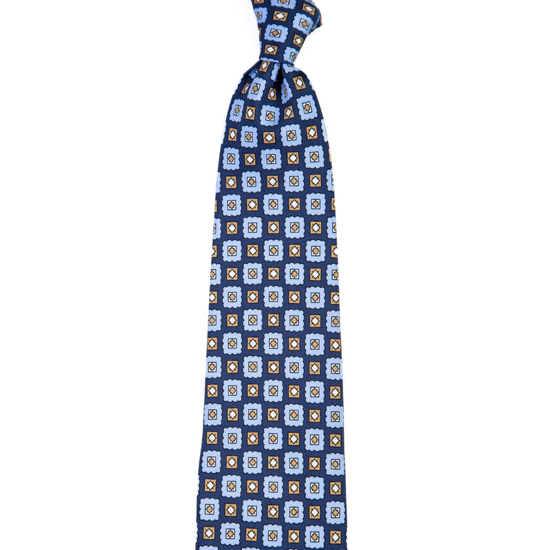 3 FOLD TIE UNLINED  - PURE SILK