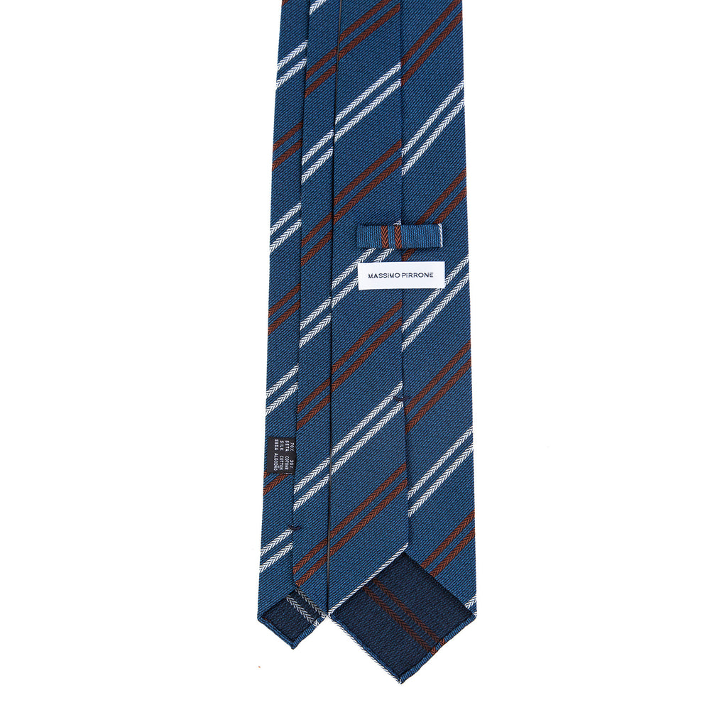 3 FOLD TIE UNLINED  SILK & COTTON