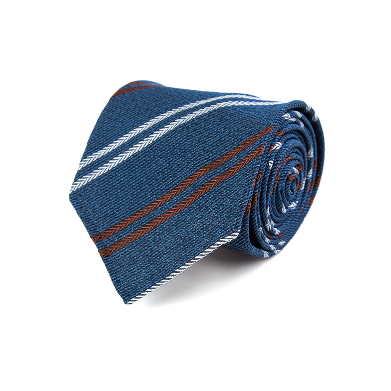3 FOLD TIE UNLINED  SILK & COTTON