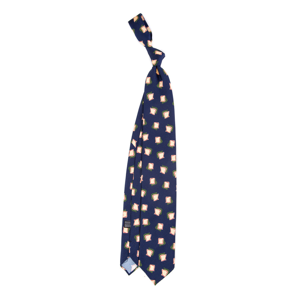 3 FOLD TIE UNLINED  - PURE SILK