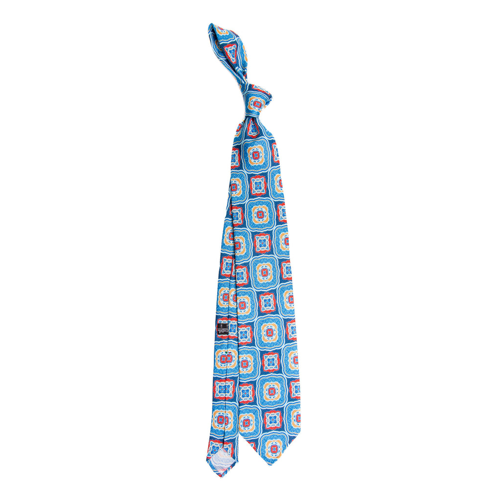 5 FOLD TIE UNLINED  - PURE SILK