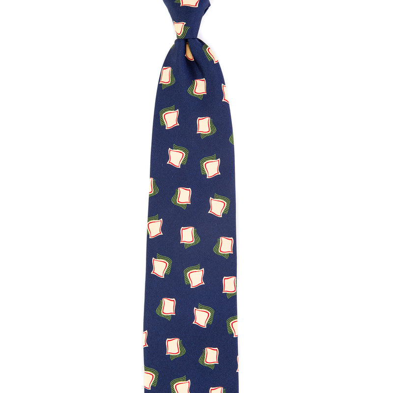 3 FOLD TIE UNLINED  - PURE SILK