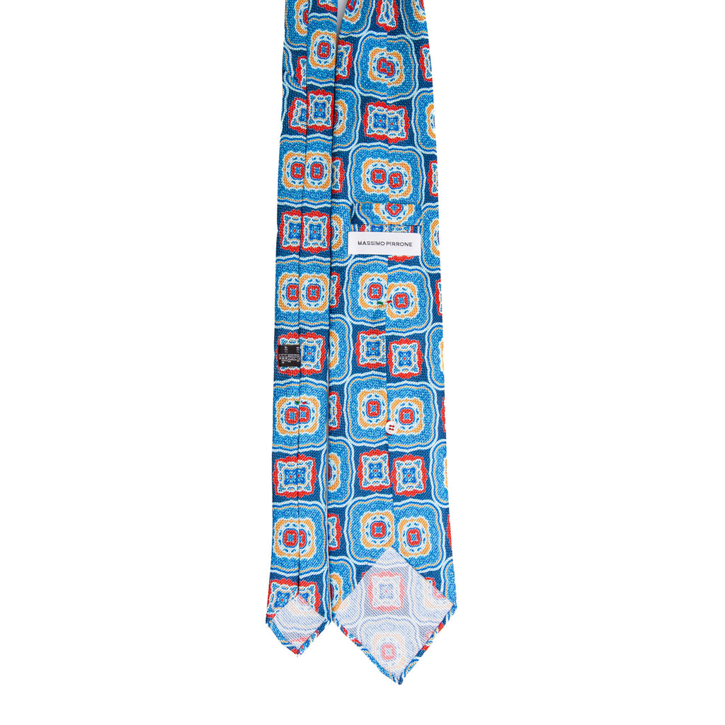 5 FOLD TIE UNLINED  - PURE SILK