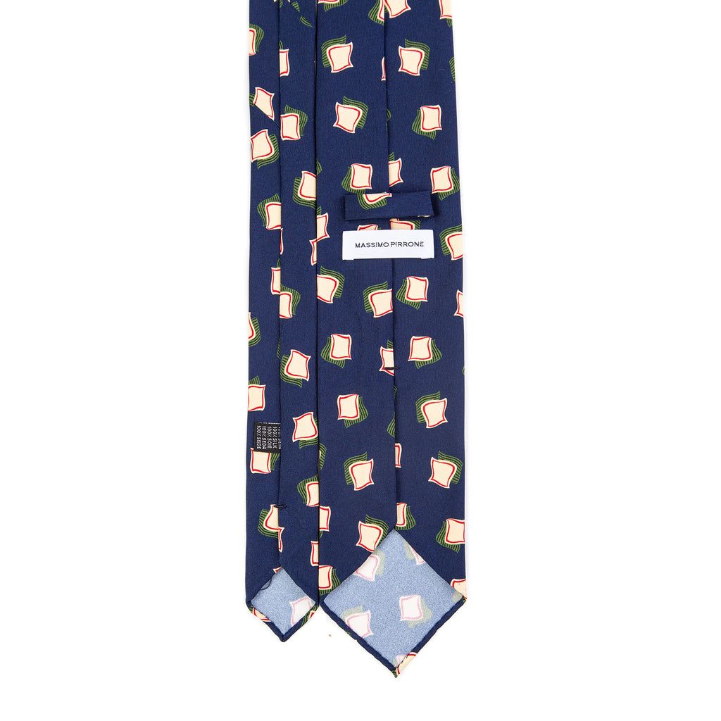 3 FOLD TIE UNLINED  - PURE SILK
