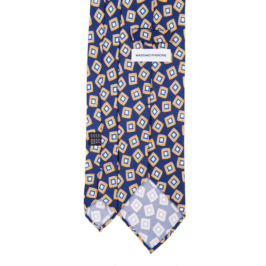3 FOLD TIE UNLINED  - PURE SILK