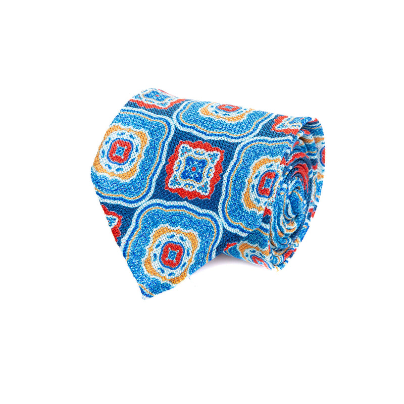 5 FOLD TIE UNLINED  - PURE SILK
