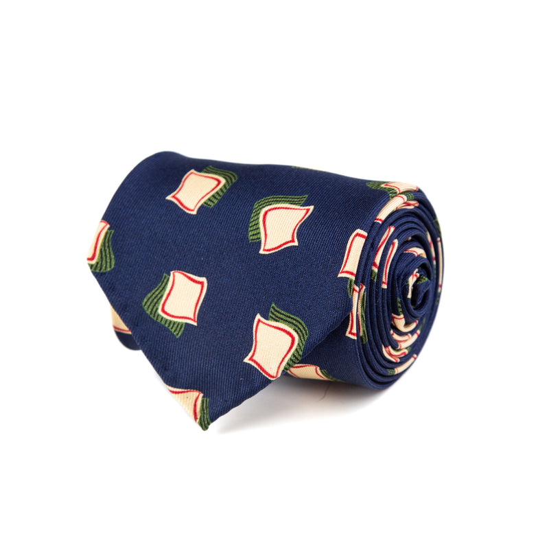 3 FOLD TIE UNLINED  - PURE SILK