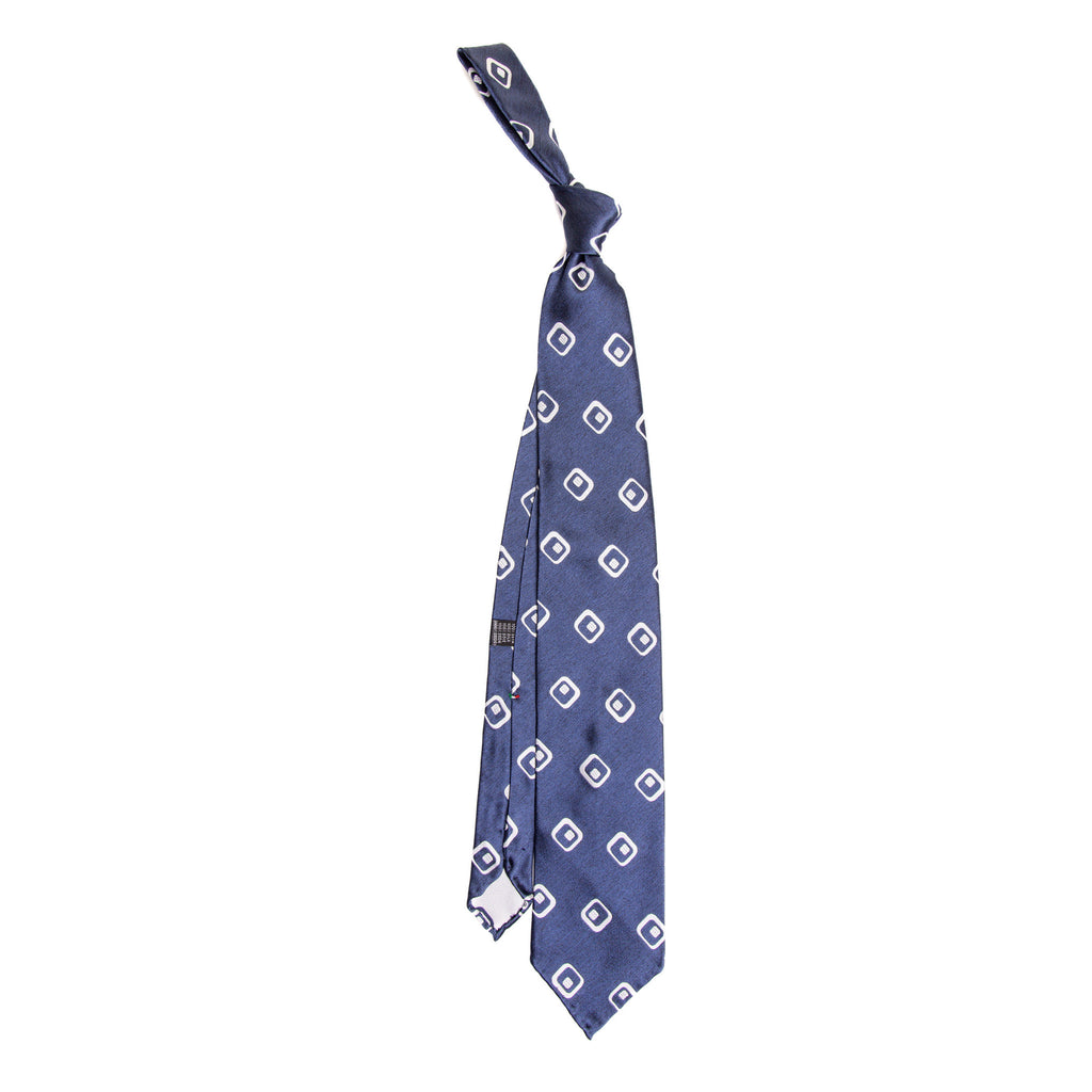 5 FOLD TIE UNLINED  - PURE SILK