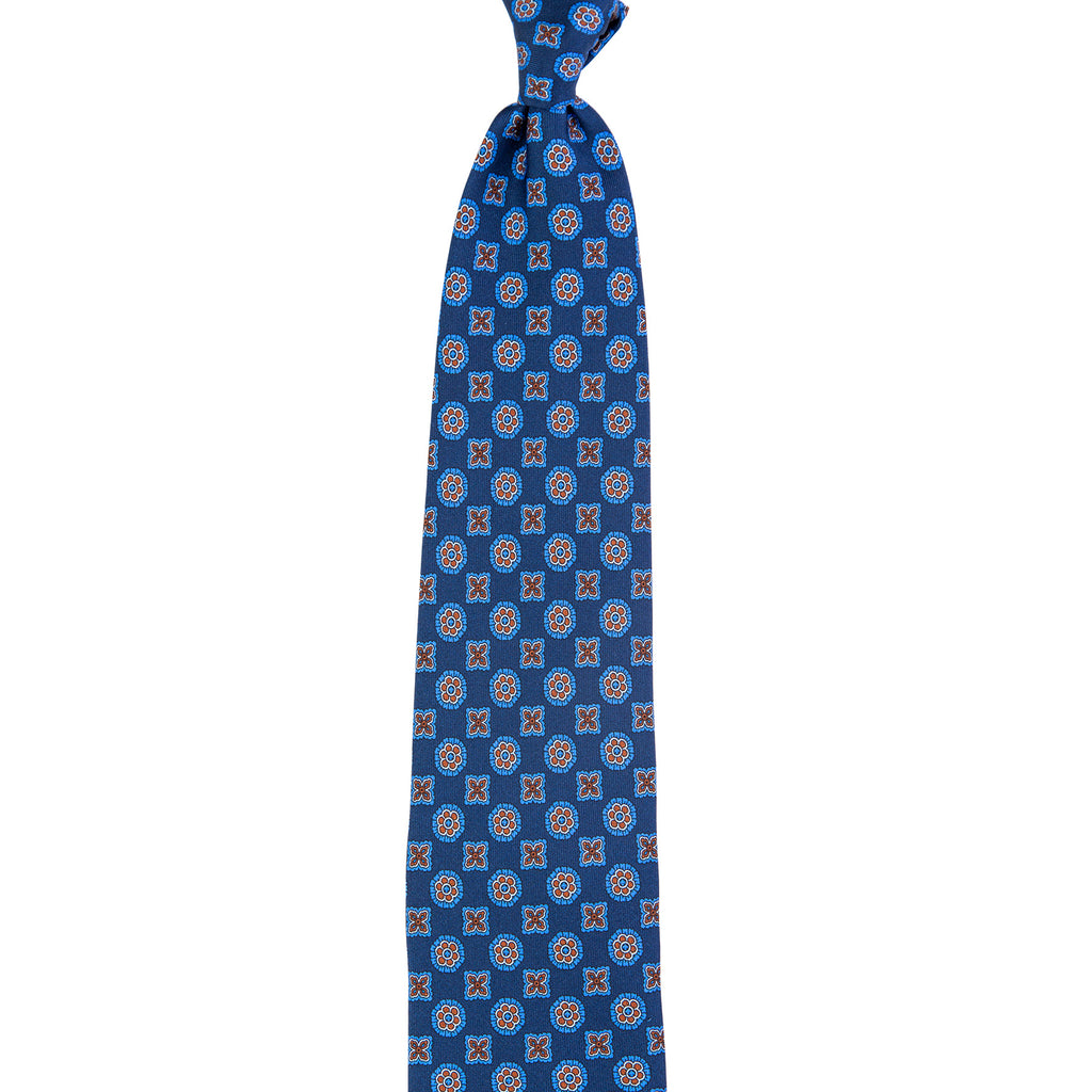 3 FOLD TIE UNLINED  - PURE SILK