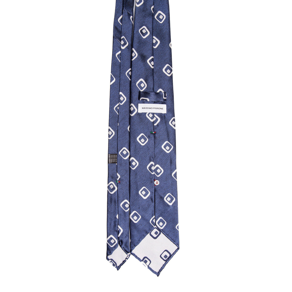 5 FOLD TIE UNLINED  - PURE SILK