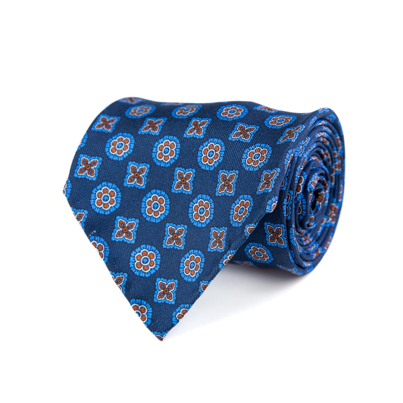 3 FOLD TIE UNLINED  - PURE SILK