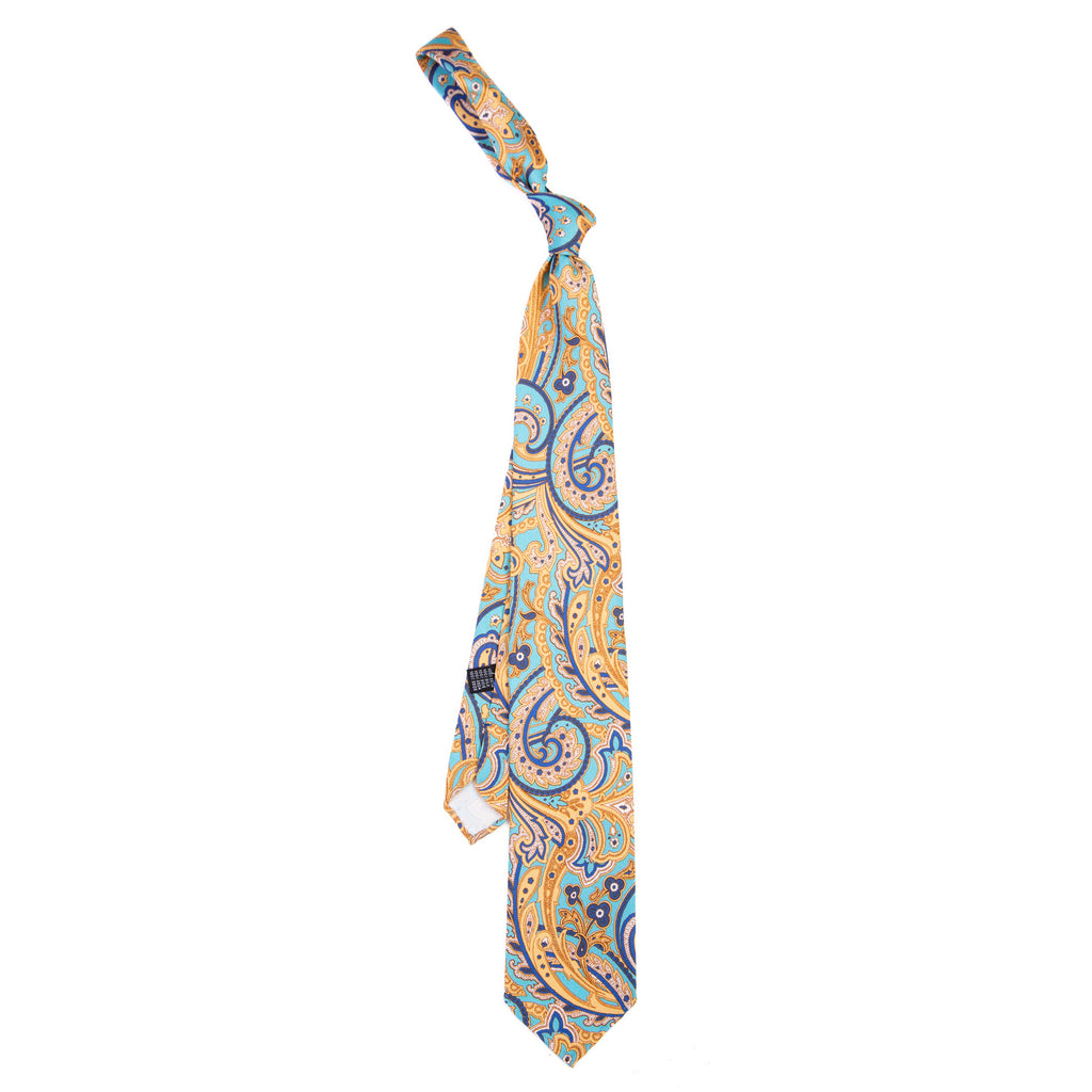 3 FOLD TIE UNLINED  - PURE SILK