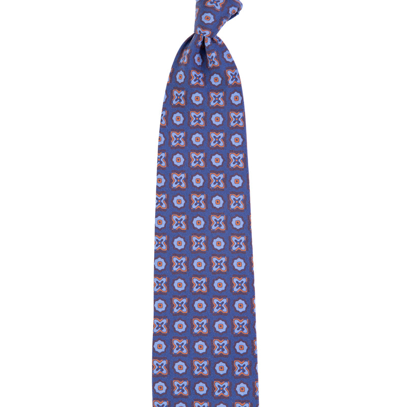 3 FOLD TIE UNLINED  - PURE SILK