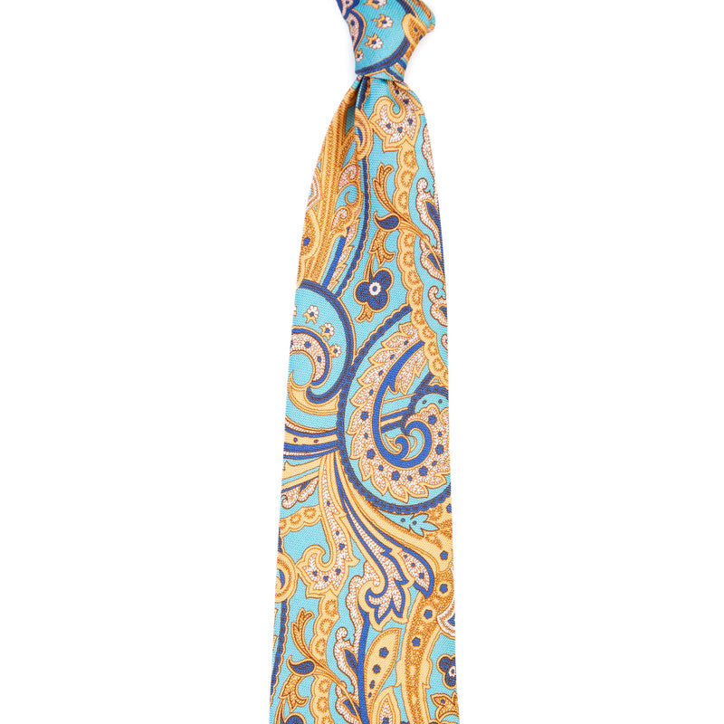 3 FOLD TIE UNLINED  - PURE SILK