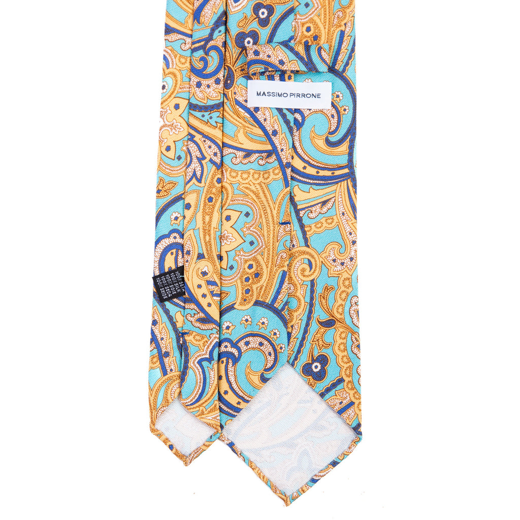 3 FOLD TIE UNLINED  - PURE SILK