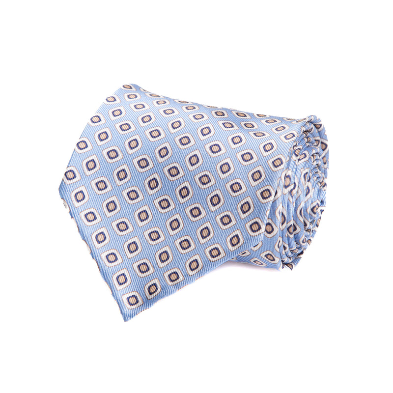 5 FOLD TIE UNLINED  - PURE SILK