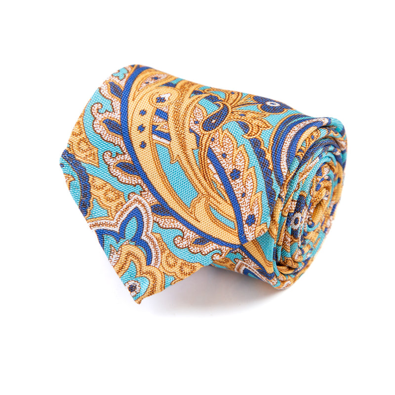 3 FOLD TIE UNLINED  - PURE SILK