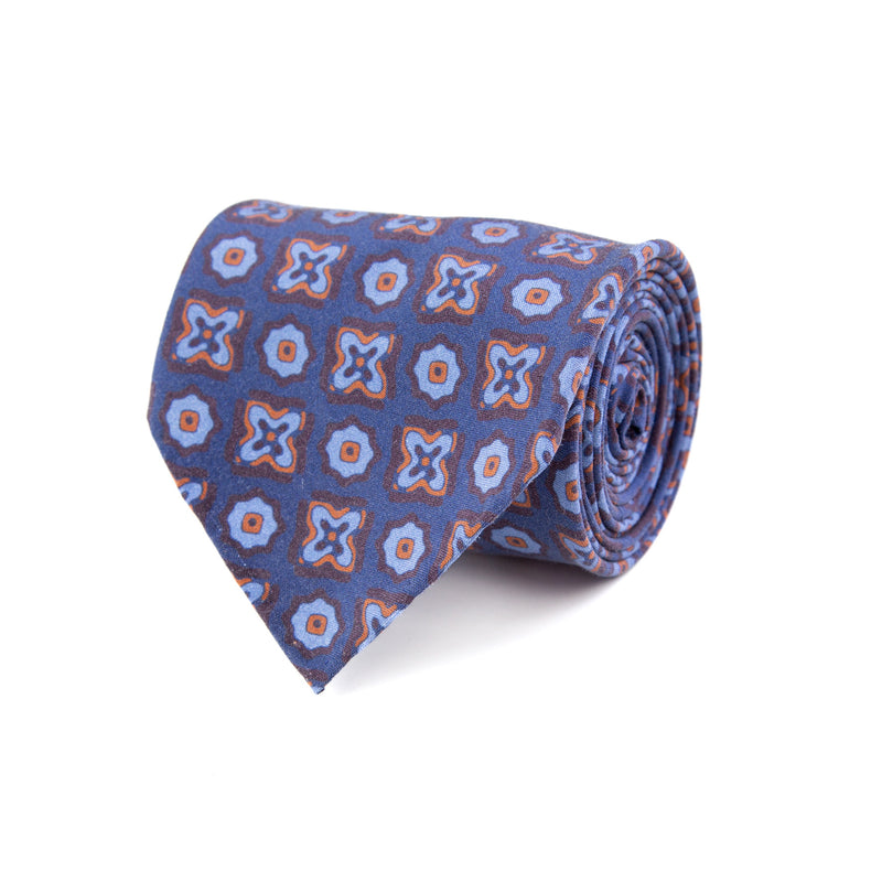 3 FOLD TIE UNLINED  - PURE SILK