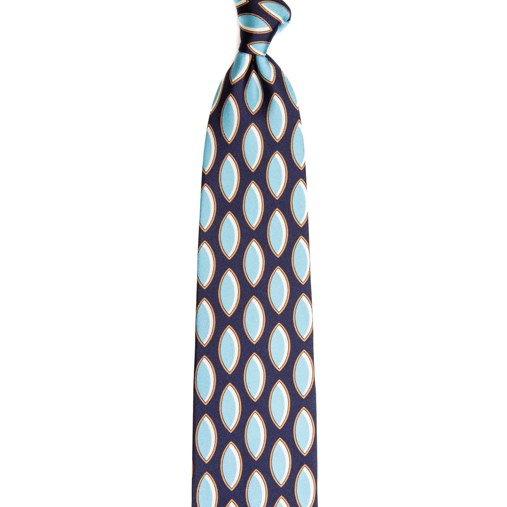 5 FOLD TIE UNLINED  - PURE SILK