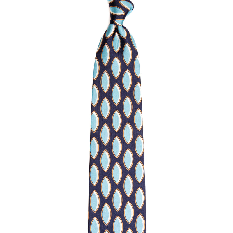 5 FOLD TIE UNLINED  - PURE SILK