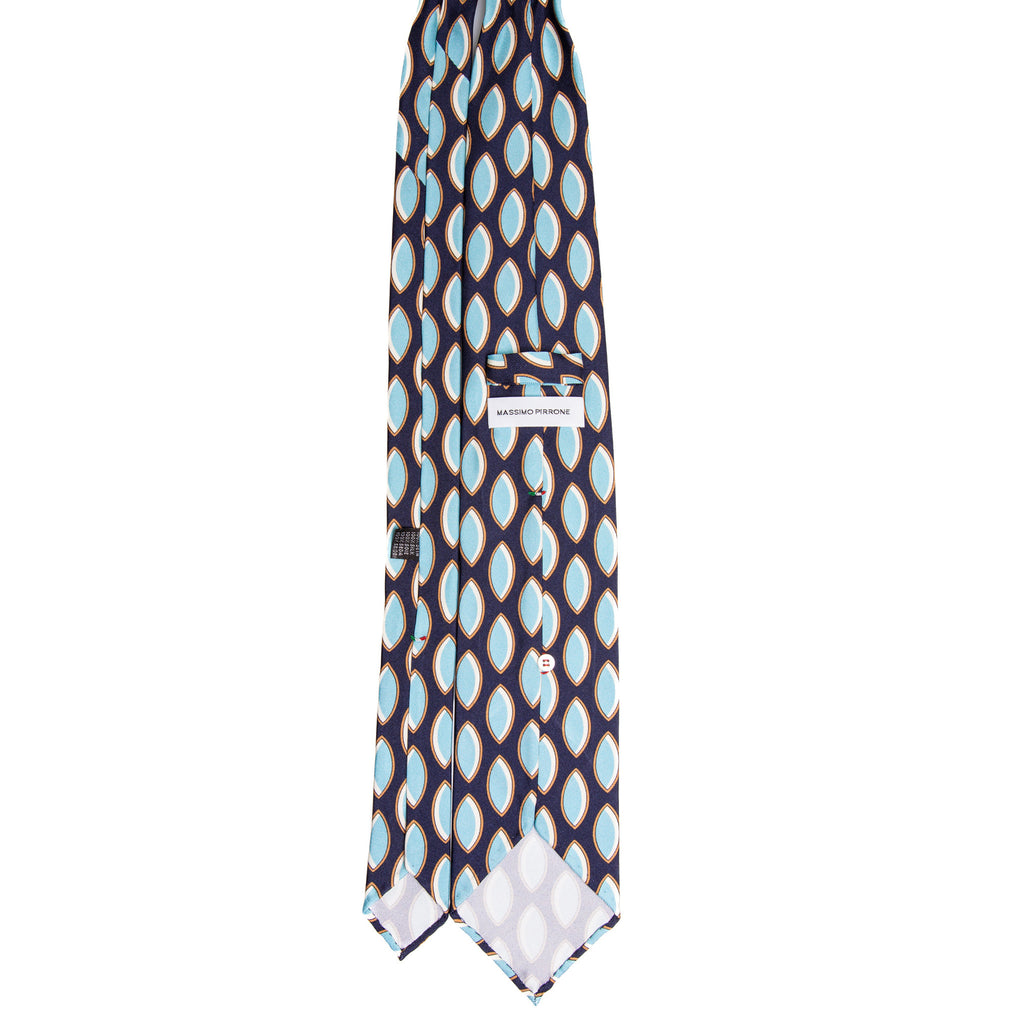 5 FOLD TIE UNLINED  - PURE SILK