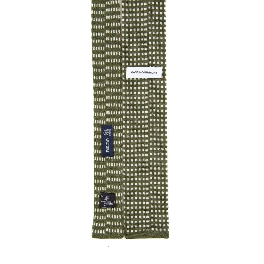 3 FOLD KNITTED WOOL/CASHMERE TIE