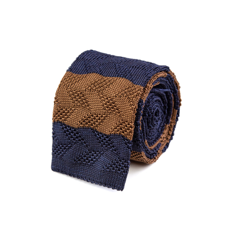3 FOLD UNLINED  - KNITTED SILK