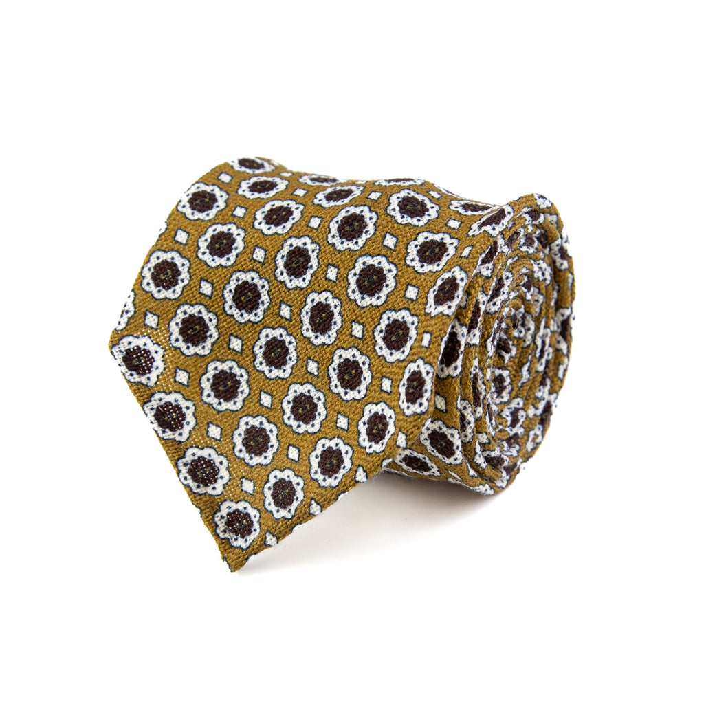 3 FOLD TIE UNLINED  WOOL
