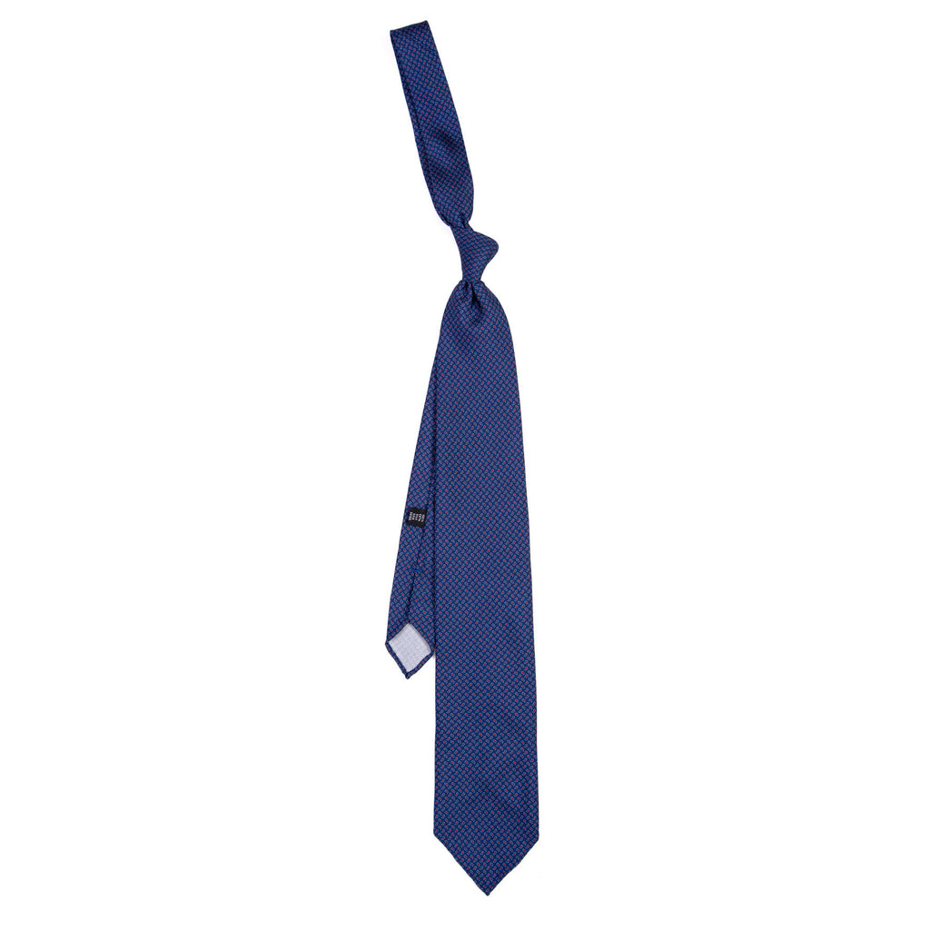 3 FOLD TIE UNLINED   - PURE SILK -  HANDMADE IN ITALY