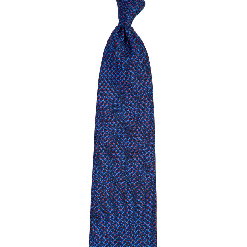 3 FOLD TIE UNLINED   - PURE SILK -  HANDMADE IN ITALY