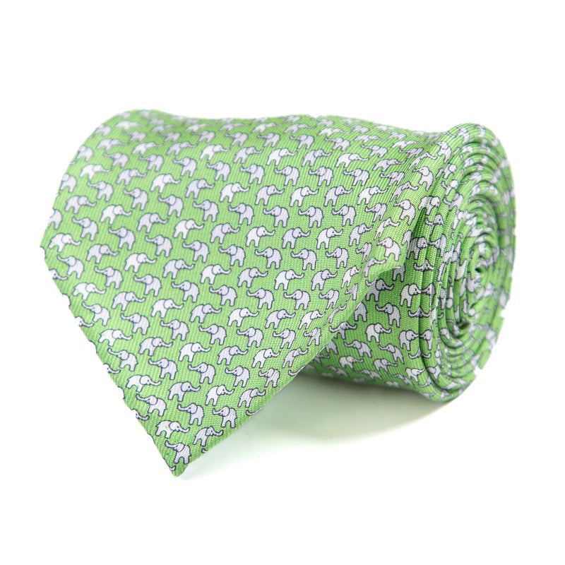 3 FOLD TIE UNLINED   - PURE SILK -  HANDMADE IN ITALY