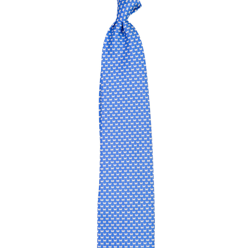 3 FOLD TIE UNLINED   - PURE SILK -  HANDMADE IN ITALY