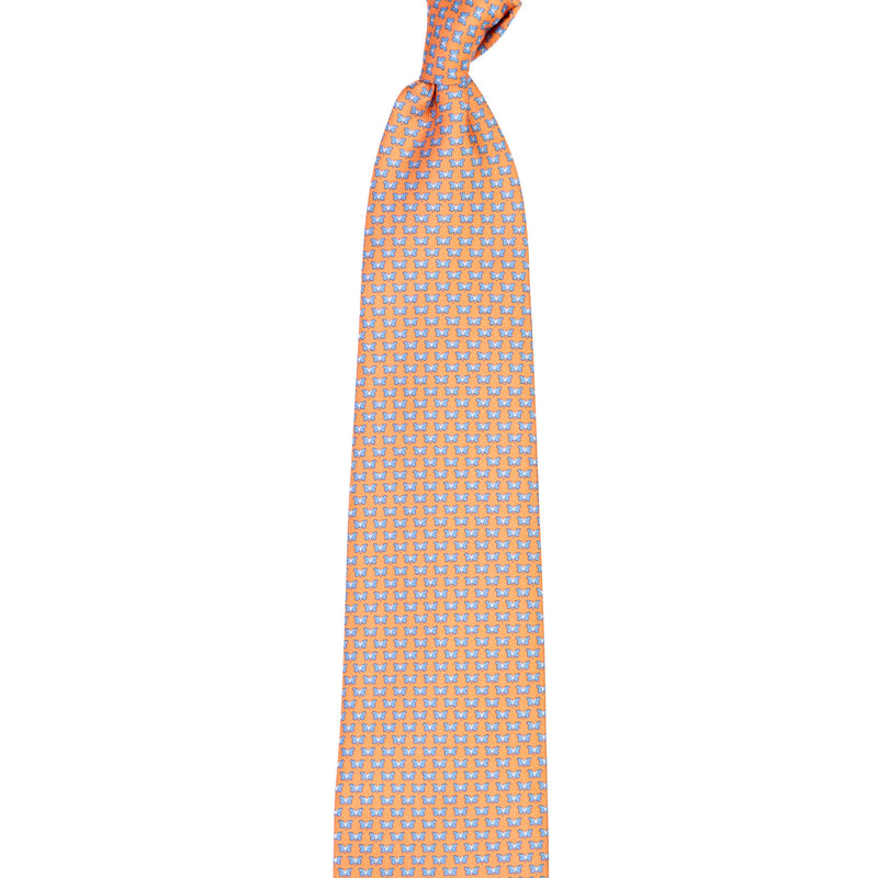 3 FOLD TIE UNLINED   - PURE SILK -  HANDMADE IN ITALY