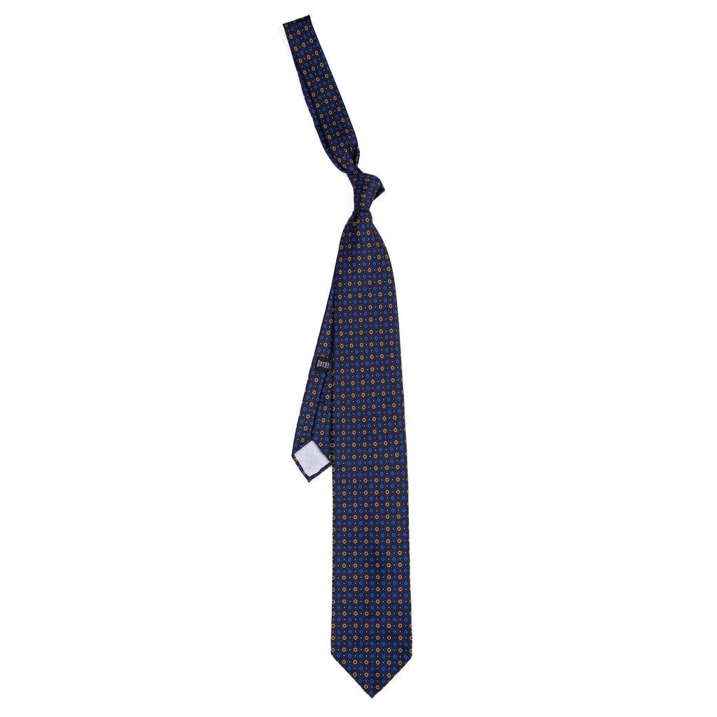 3 FOLD TIE UNLINED   - PURE SILK -  HANDMADE IN ITALY