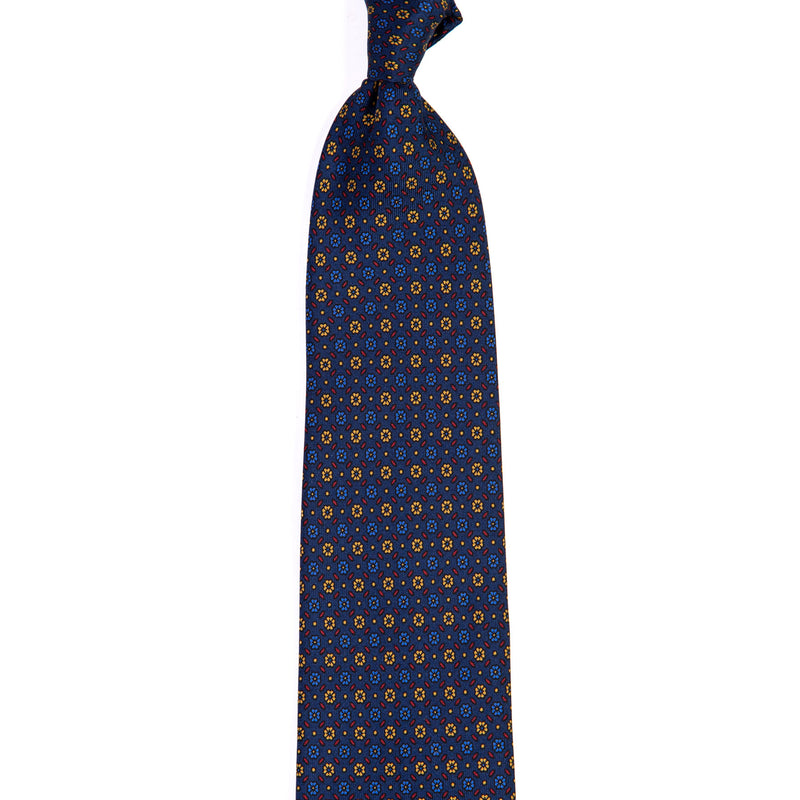 3 FOLD TIE UNLINED   - PURE SILK -  HANDMADE IN ITALY