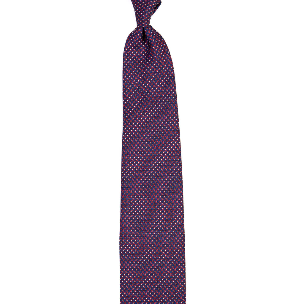 3 FOLD TIE UNLINED   - PURE SILK -  HANDMADE IN ITALY