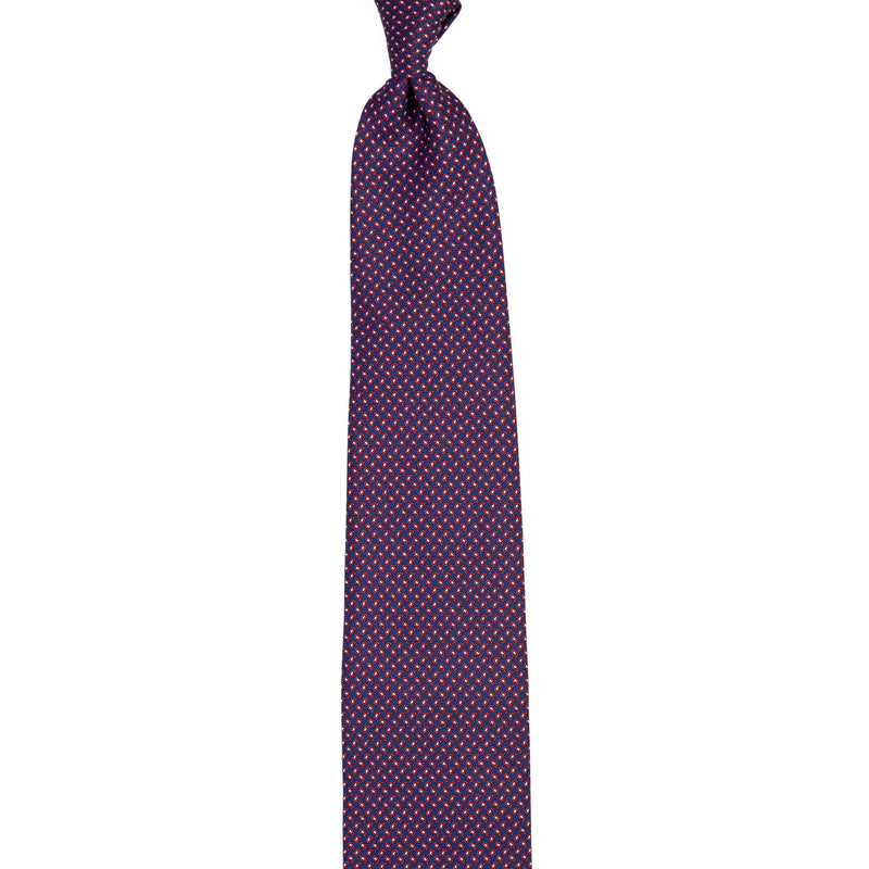 3 FOLD TIE UNLINED   - PURE SILK -  HANDMADE IN ITALY