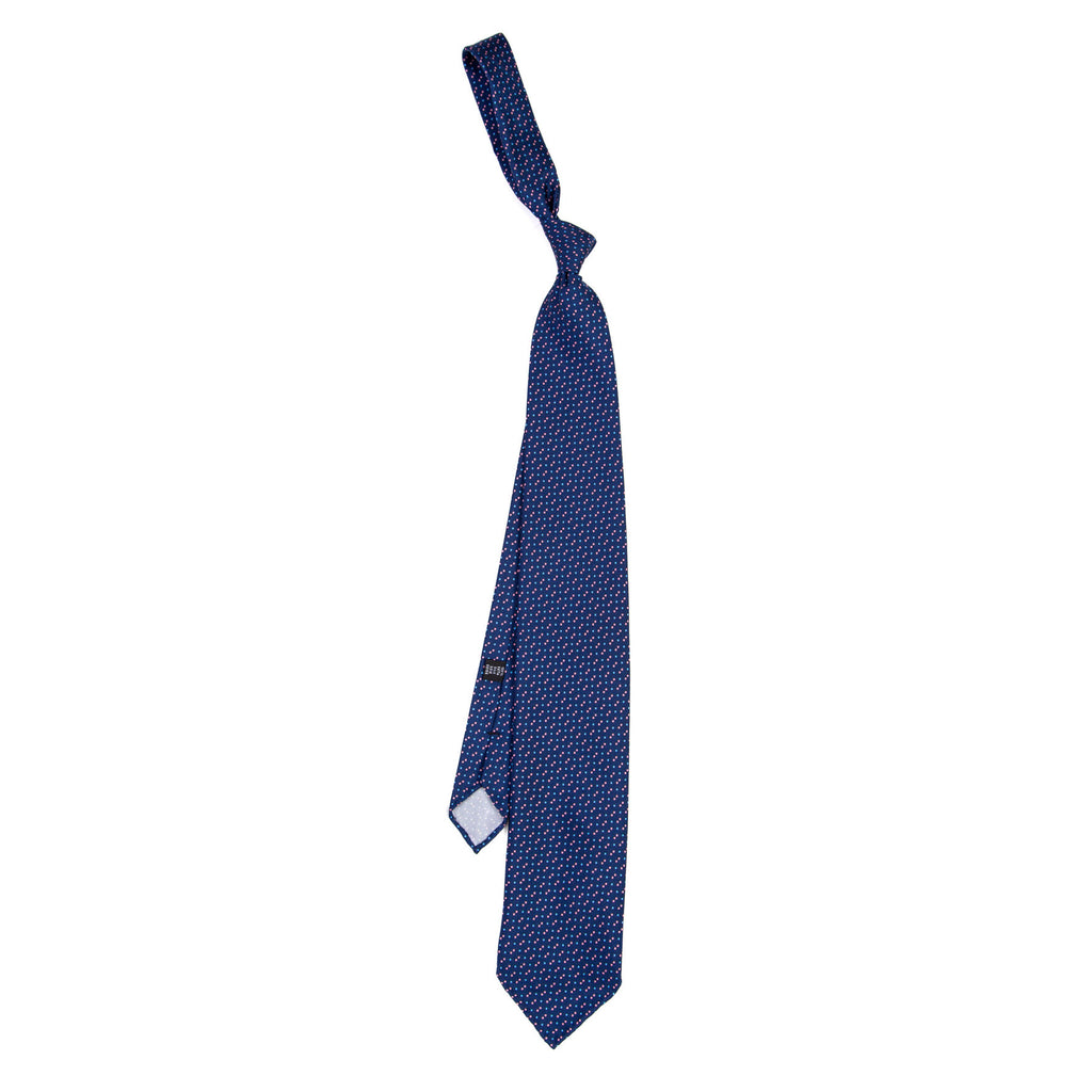 3 FOLD TIE UNLINED   - PURE SILK -  HANDMADE IN ITALY