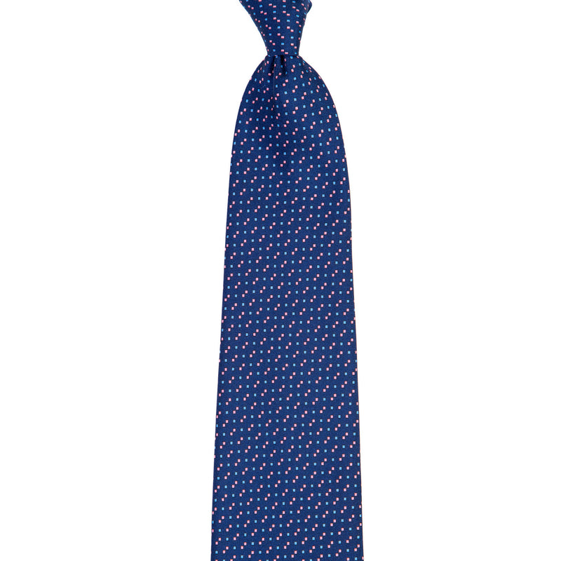 3 FOLD TIE UNLINED   - PURE SILK -  HANDMADE IN ITALY