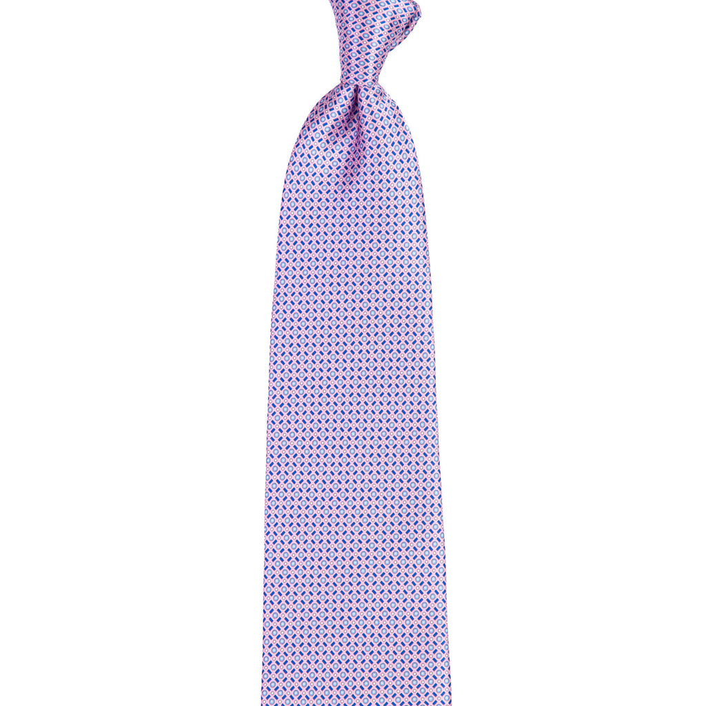 3 FOLD TIE UNLINED   - PURE SILK -  HANDMADE IN ITALY
