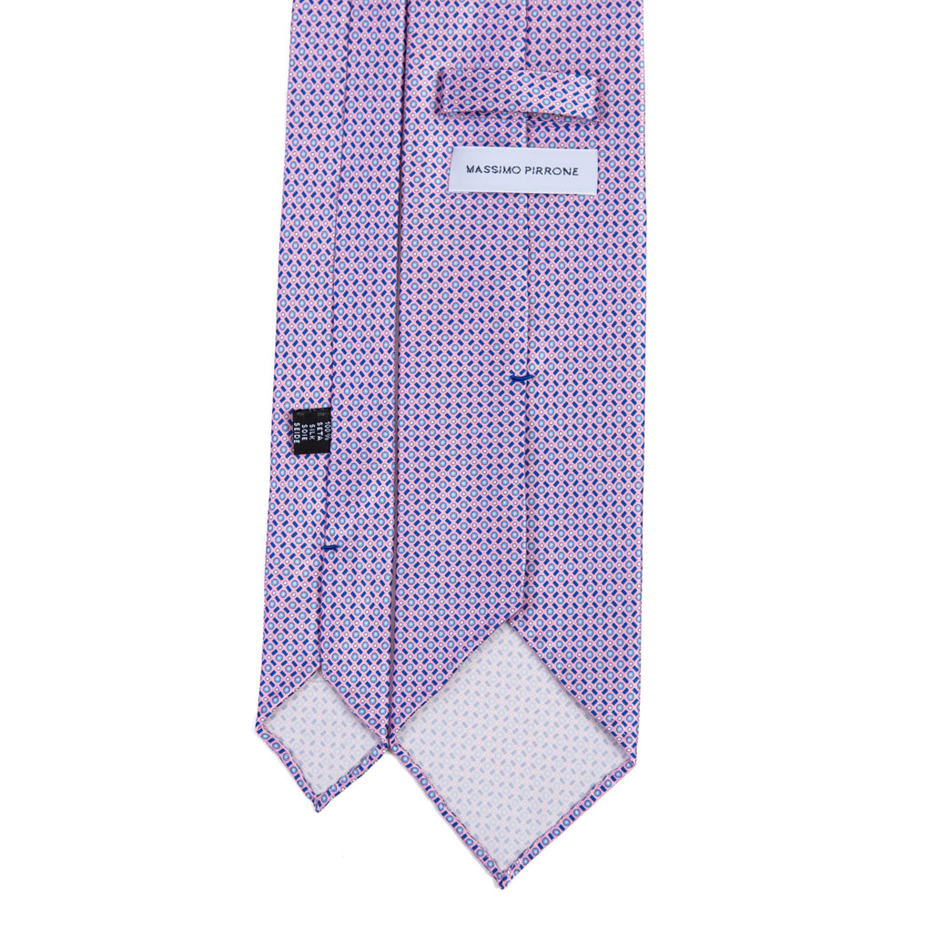 3 FOLD TIE UNLINED   - PURE SILK -  HANDMADE IN ITALY