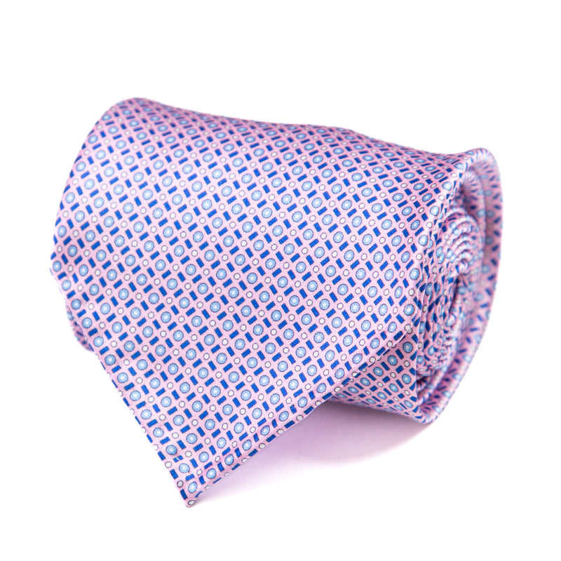 3 FOLD TIE UNLINED   - PURE SILK -  HANDMADE IN ITALY