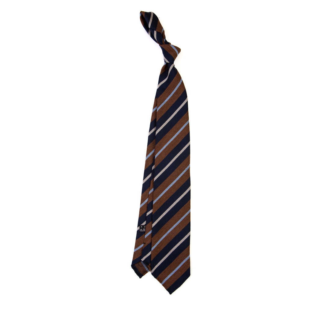 3 FOLD TIE UNLINED  - MIX LANA/ SETA