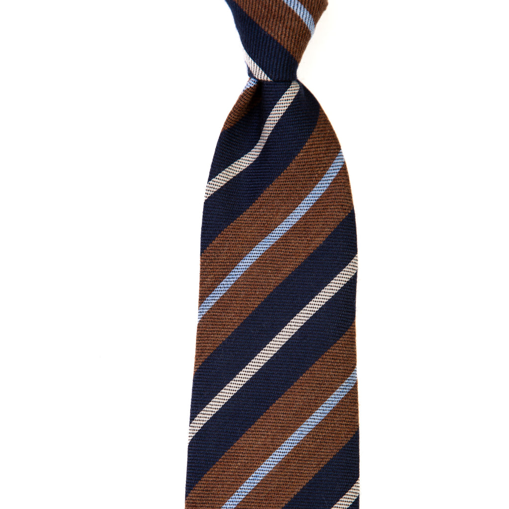 3 FOLD TIE UNLINED  - MIX LANA/ SETA