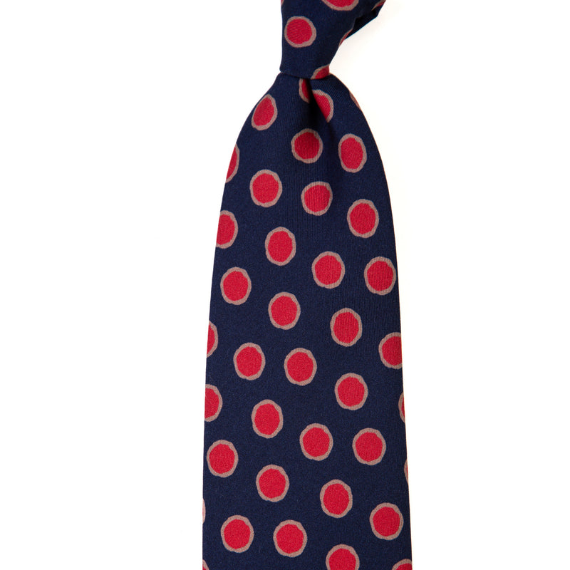 3 FOLD TIE UNLINED  - PURE SILK