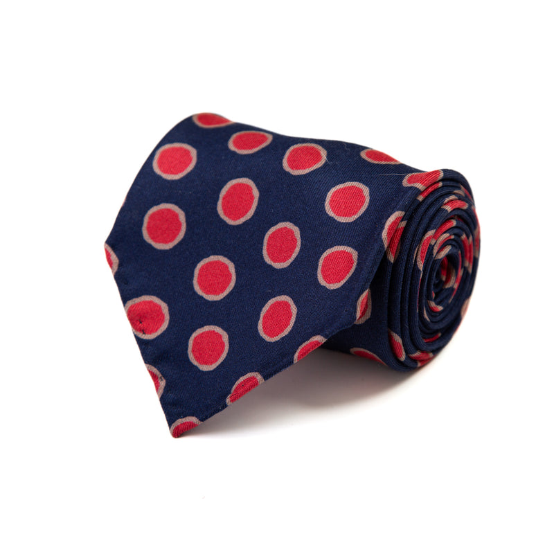 3 FOLD TIE UNLINED  - PURE SILK