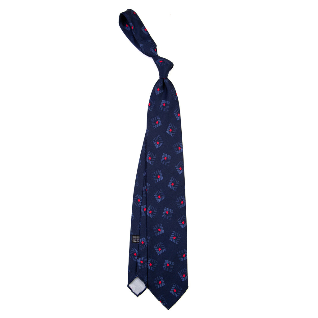 3 FOLD TIE UNLINED  - PURE SILK